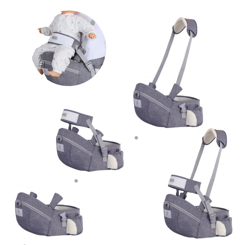 Porte-bébé ergonomique, portable, siège de hanche, tabouret de taille, écharpe kangourou orientée vers l'avant, porte-bébé pour équipement de bébé